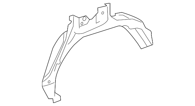 61631-35906 Деталь OUTER WHEELHOUSE, RIGHT