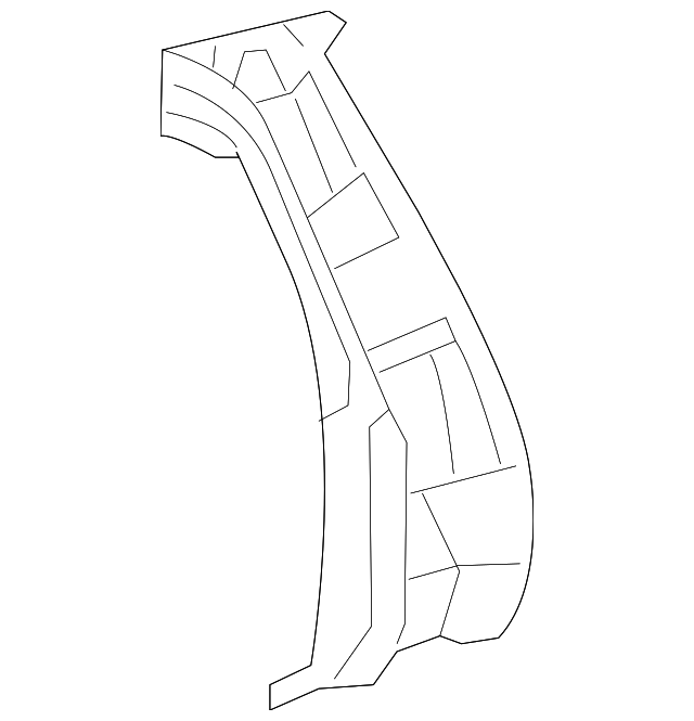 61607-35050 Деталь INNER LOCK PLR, RIGHT