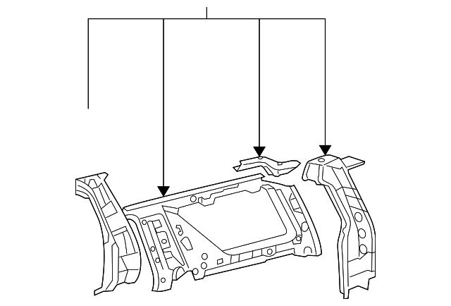 61703-35905 Деталь INNER PANEL ASSY, RIGHT
