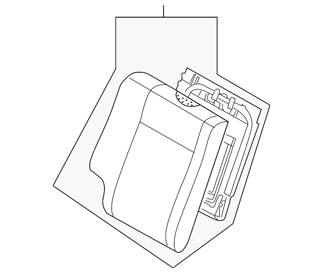 96669114 Деталь SEAT BACK ASSY, RIGHT
