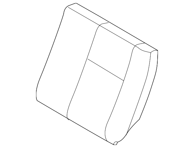 96669190 Деталь SEAT BACK COVER, LEFT