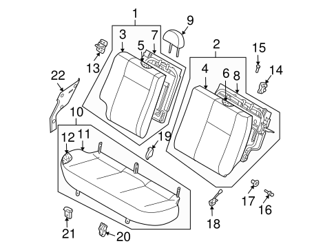 Aveo REAR SEAT