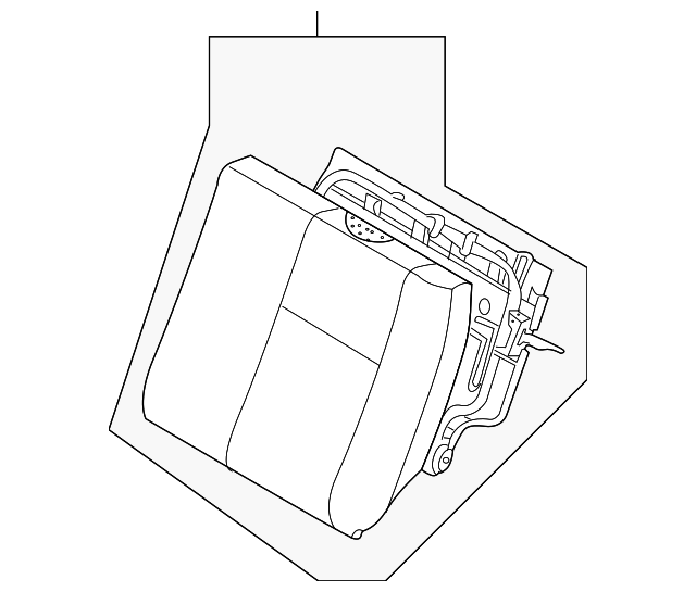 96669112 Деталь SEAT BACK ASSY, LEFT