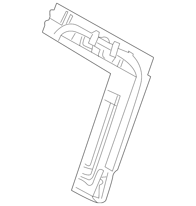 96395360 Деталь SEAT BACK FRAME, RIGHT