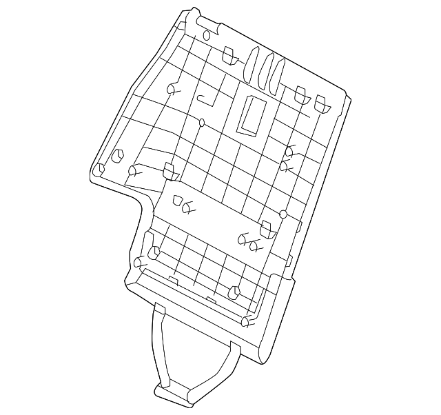 89440-4Z200-RYN Деталь SEAT BACK PANEL