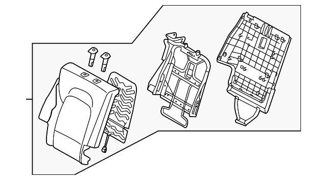 89400-4Z010-R4X Деталь SEAT BACK ASSY