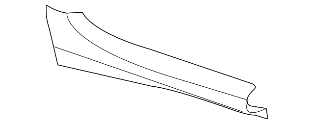 88980503 ROCKER MOLDING, LEFT
