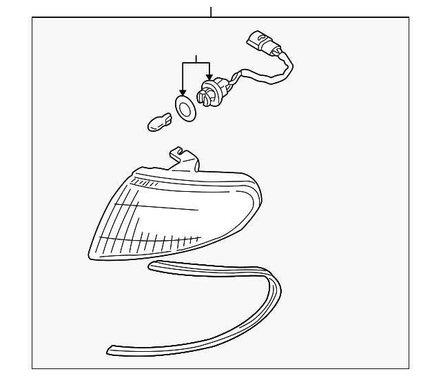 TA04-51-10XB Деталь PARK LAMP ASSY, LEFT