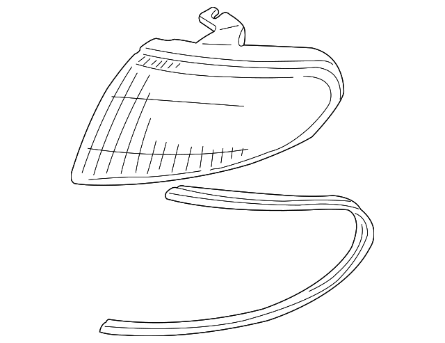 TA04-51-09XB Деталь LENS & HOUSING, RIGHT