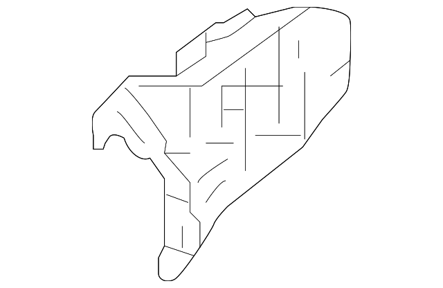 156-885-17-56 Деталь RADAR SENSOR BRACKET, LEFT