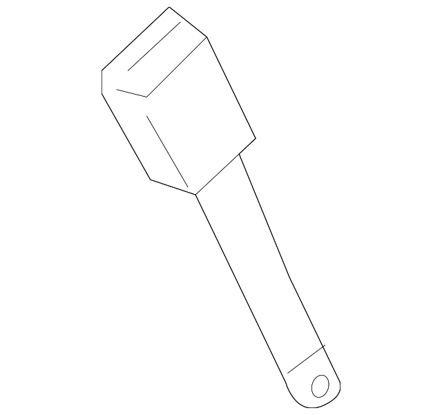 86843-5HA3A BUCKLE, LEFT