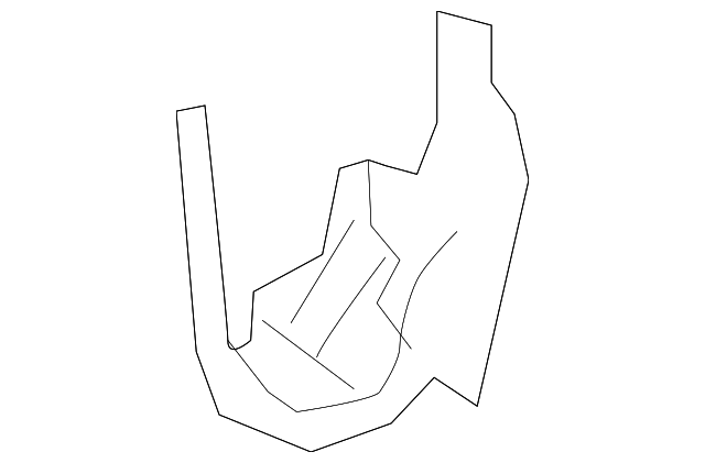 222-918-09-00-9051 Деталь LOWER COVER, RIGHT