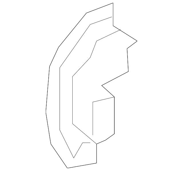 22291006007H52 Деталь CORNER COVER, RIGHT