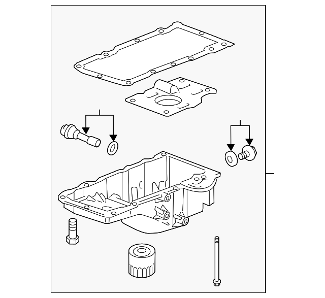 12631828 OIL PAN