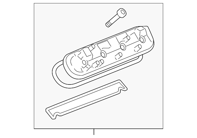 12637688 VALVE COVER, LEFT