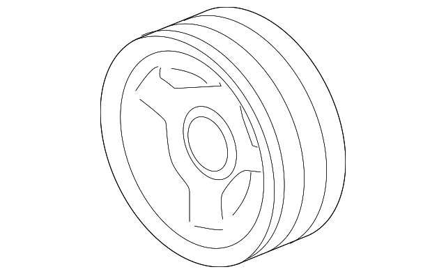 12603916 CRANK PULLEY 12603916 HAS BEEN REPLACED 