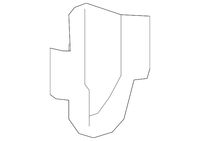 87658-9N10A Деталь HINGE COVER, LEFT