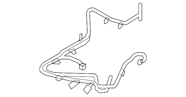 87069-ZY80B Деталь HARNESS, LEFT