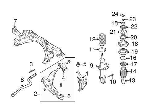 Verona SUSPENSION COMPONENTS