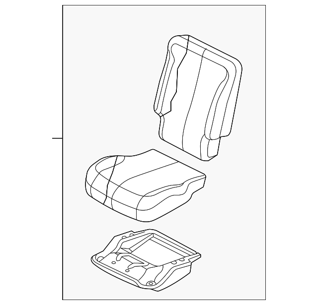 TS161P2AE Деталь SEAT ASSY, RIGHT