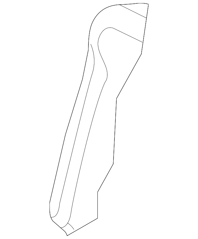 5143250AA Деталь SEAT BACK PAD, LEFT