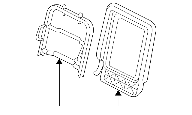5175268AA Деталь SEAT BACK FRAME, LEFT