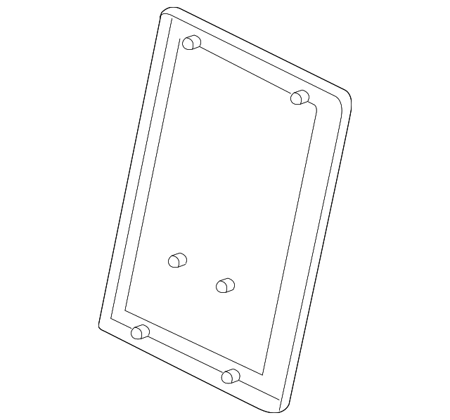 YM611P7AA Деталь SEAT BACK PANEL, LEFT