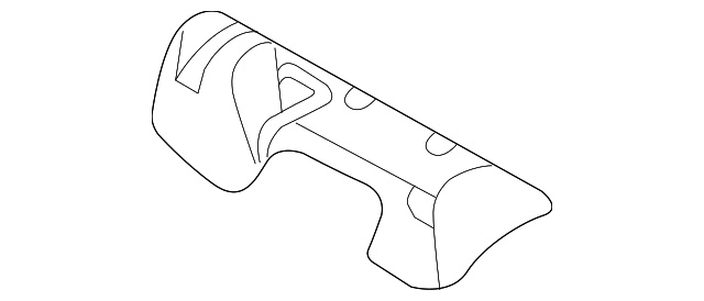 YM631L8AA Деталь FRONT SHIELD, LEFT