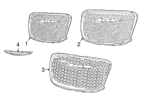 300 GRILLE & COMPONENTS