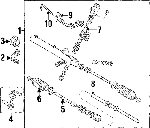 Diamante STEERING GEAR & LINKAGE 2