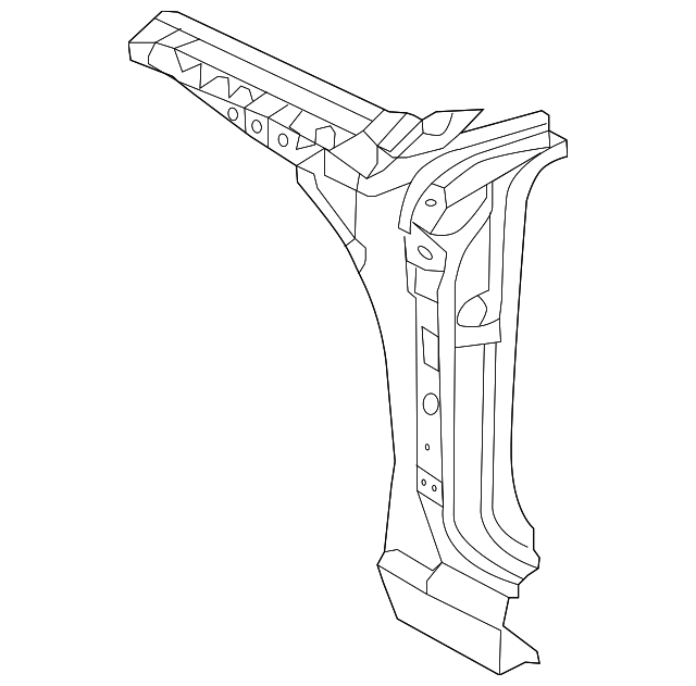 8S8-809-205-A Деталь HINGE PLR REINF, LEFT