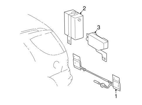ML55 AMG ANTENNA & RADIO