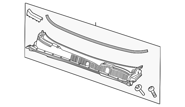 95363529 COWL GRILLE