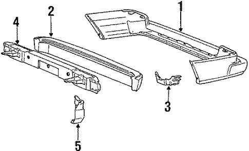 Colt BUMPER & COMPONENTS - REAR