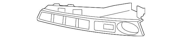 71102-TK4-A00ZA Деталь MESH, R. IN. (LOWER) *NH696* (BLACK GLOS