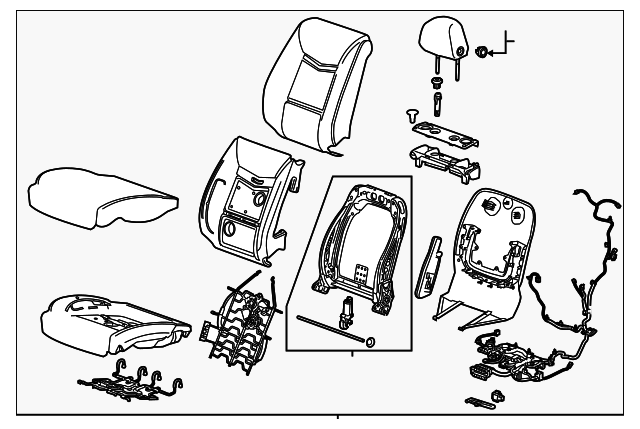 23342867 Деталь SEAT ASSY