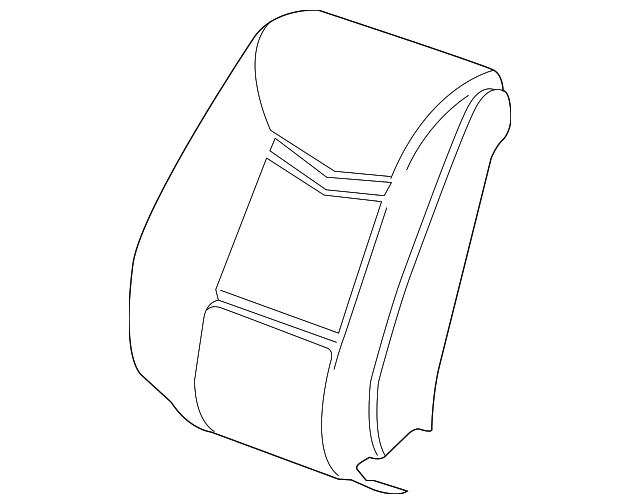22882946 Деталь SEAT BACK COVER