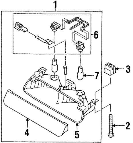 Axiom HIGH MOUNTED STOP LAMP