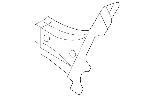 57666-08020 Деталь INNER SIDE PANEL, LEFT