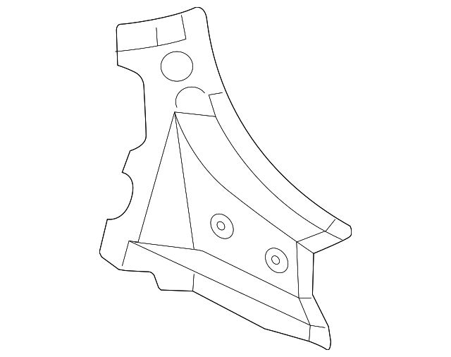 57665-08020 Деталь INNER SIDE PANEL, RIGHT