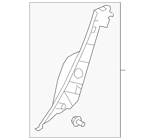 62552-02141-B0 Деталь LOWER QTR TRIM, LEFT