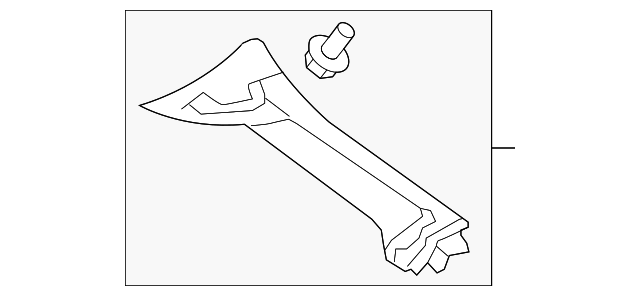62638-02010-B1 Деталь PILLAR TRIM, RIGHT