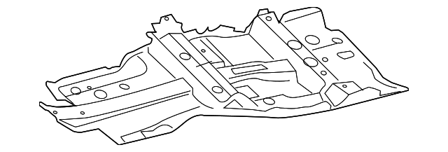 G43201CAMA Деталь FRONT FLOOR PAN, RIGHT