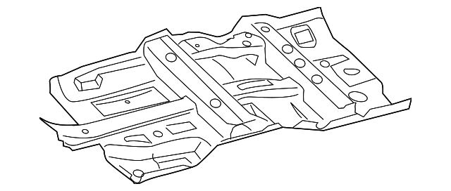 G43211CAMA Деталь FRONT FLOOR PAN, LEFT