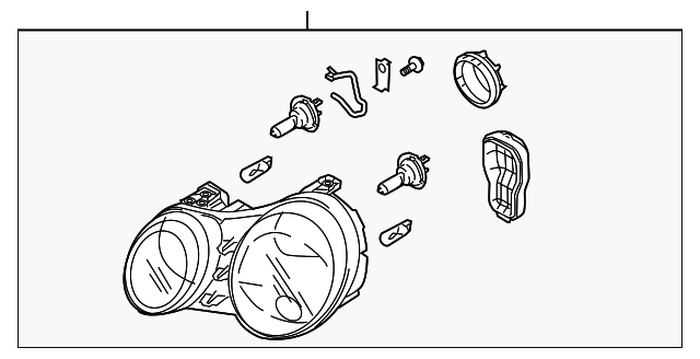 92101-3F050 Деталь HEADLAMP ASSY, LEFT