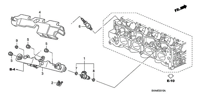 CIVIC COUPE FUEL INJECTOR (1.8L)