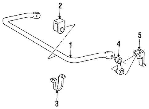 B2300 STABILIZER BAR & COMPONENTS 2