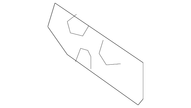 86641-1U500 Деталь IMPACT BAR SIDE BRACKET, LEFT