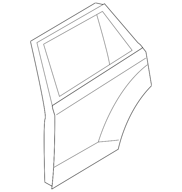 BT4Z-7824631-A Деталь DOOR SHELL, LEFT