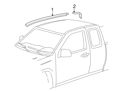 i-290 EXTERIOR TRIM - CAB